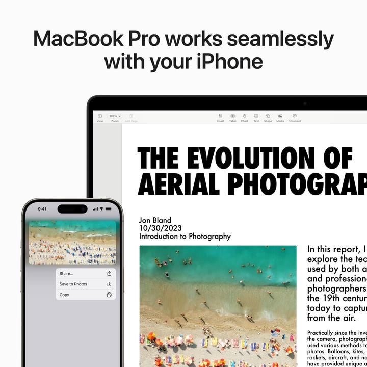 Image du produit Apple MacBook Pro - Début 2023 (16", M3 Max, 48 Go, 1000 Go, DE)