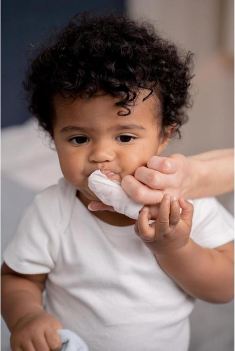 Actual product image Brush-Baby Tooth cleaning tissues (Soft, 1 x)