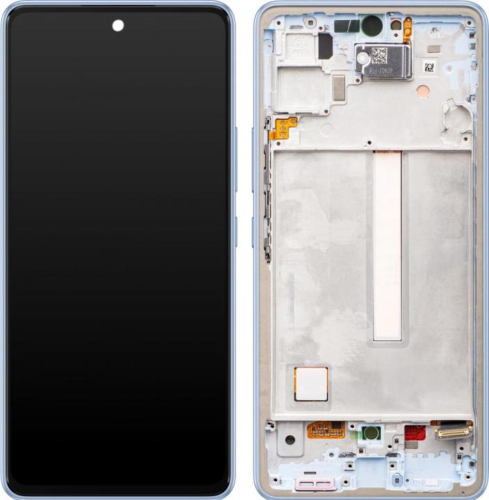 Image du produit Samsung Écran LCD + unité tactile + capot avant A536B Galaxy A53 5G Awesome Blue (Service Pack) (Écran, Galaxy A53 5G)