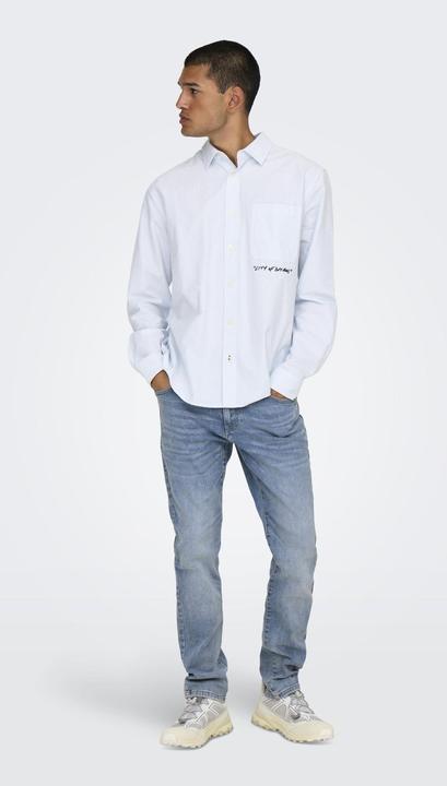 Produktbild Only & Sons Slim Fit Niedrige Taille Jeans Slim Fit Jeans (W32/L34)
