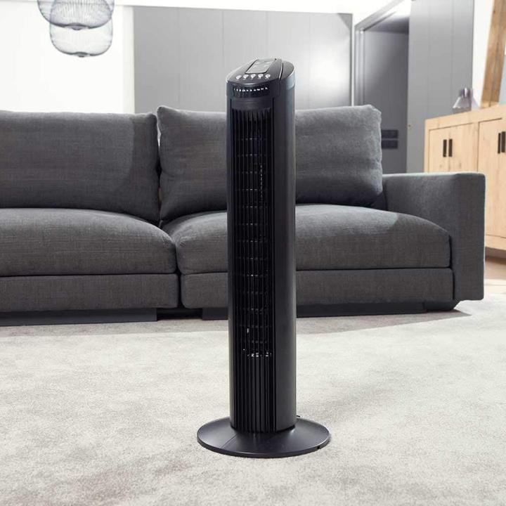 Actual product image Black & Decker Black+Decker Tower Fan BXEFT45E - 45W - Ø 26cm - Remote Control (52 dB)