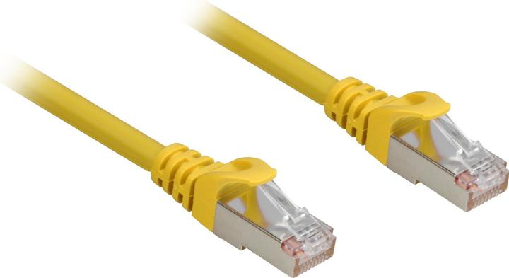 Actual product image Sharkoon RJ45 CAT.6a SFTP LSOH ye 1.0m| Halogen free - Switch (S/FTP, CAT6a, 1 m)