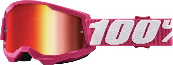 100% Strata 2 Jr. Goggle Fletcher - Mirror Red (Fletcher, Mirror Red)