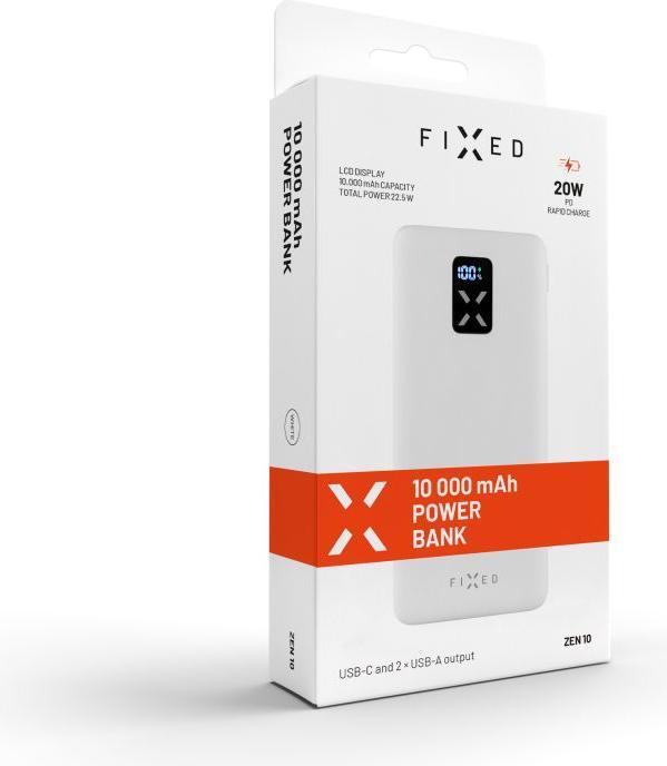 Immagine prodotto Fixed Zen USB-C PD 20W Banca di alimentazione da 10.000 mAh (10000 mAh, 37 Wh)