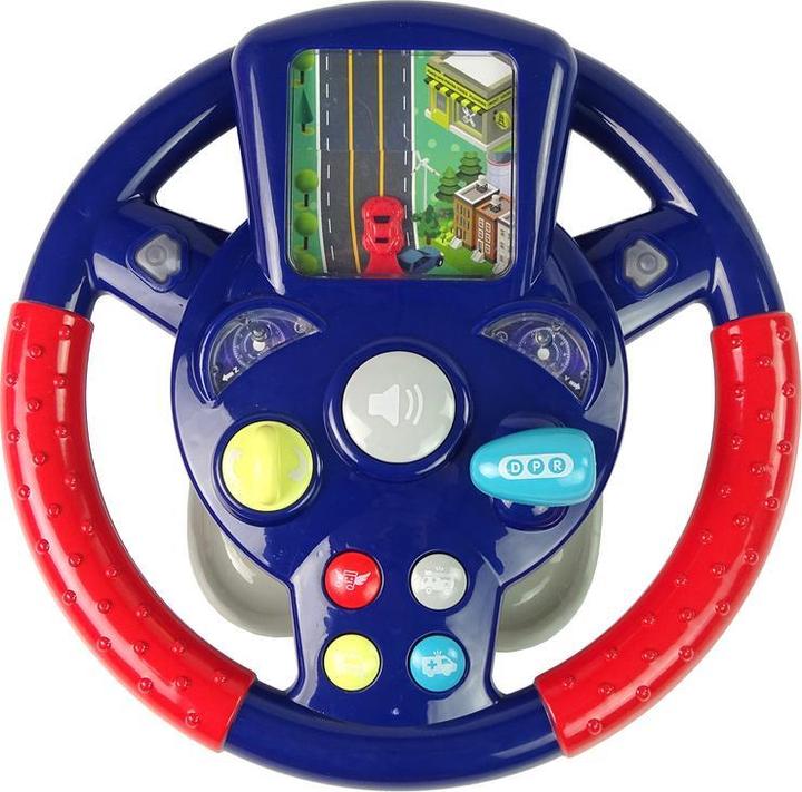 Lean Toys Toy steering wheel with sounds and lights