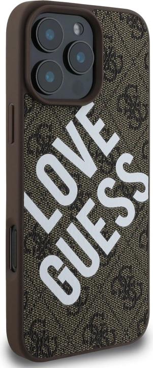 Produktbild Guess PU 4G Hard Case With Big Love Logo - iPhone 16 Pro Max (Apple iPhone 16 Pro Max)