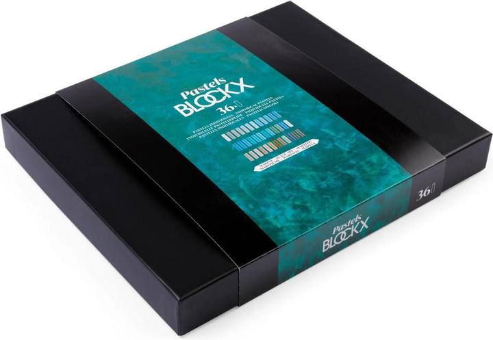 Actual product image BlockX Coffret bois 72 Pastels - Paysage - Jaune indien (36 x)