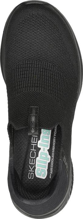 Produktbild Skechers 149708/BBK Ultra Flex 3.0-Cozy Streak Damen Sneaker Turnschuhe Slipper VEGAN schwarz (40)