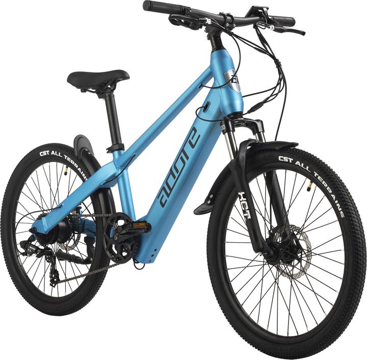 Adore E-Bike pour enfants 24" Alu Kids Citybike KS-240 moteur arrière 30NM / 10,4Ah bleu glacé mat (30 cm)