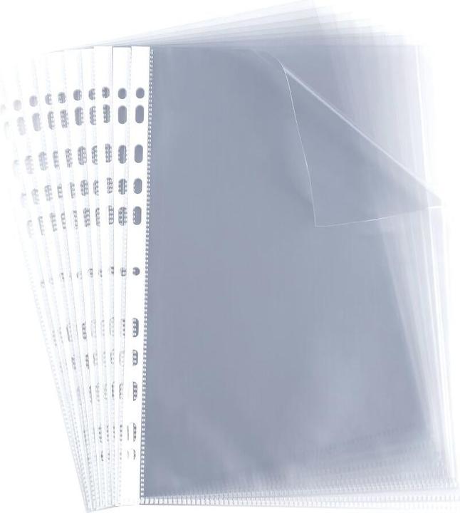 Image du produit Elba Pochette, DIN A4, PP, 0,06 mm, transparent, ouverture en haut, perforation européenne, dimensions : (A4, 100 x)