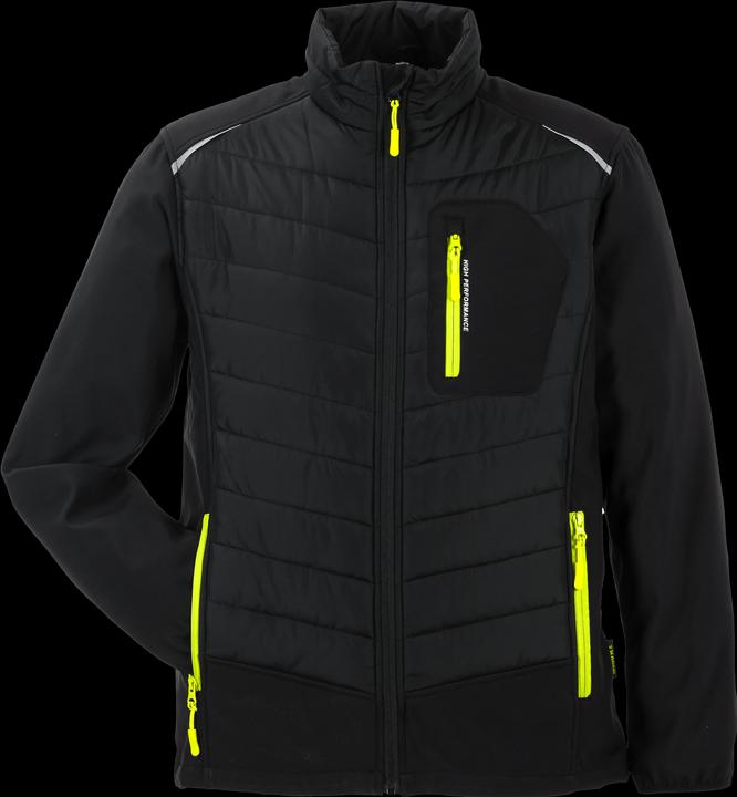 Actual product image Planam Stretchline work jacket winter jacket black size XXL (XXL)