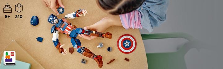 Produktbild LEGO Captain America Baufigur (76258, LEGO Marvel)