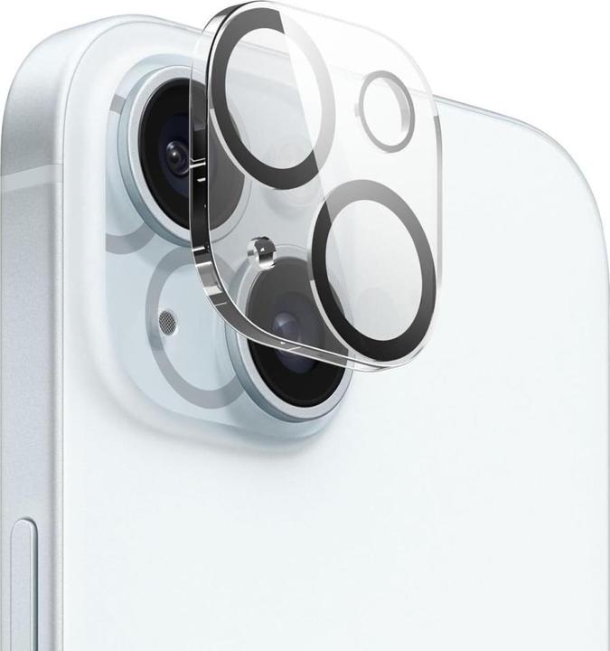 Immagine prodotto Screenguard Protezione della fotocamera Apple iPhone 15 Plus Protezione della fotocamera in vetro (1 Pezzo/i, Apple iPhone 15 Plus)