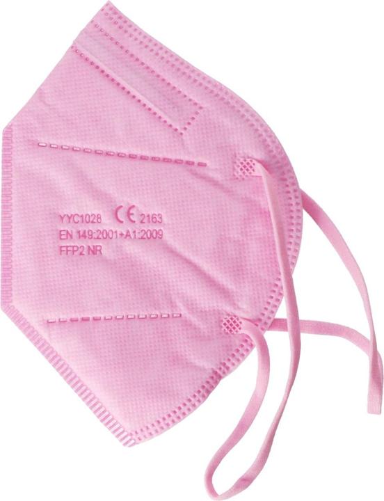 Actual product image AccuCell 10 pieces FFP2 mask pink 5-layer, certified according to DIN (FFP2, 10 x)