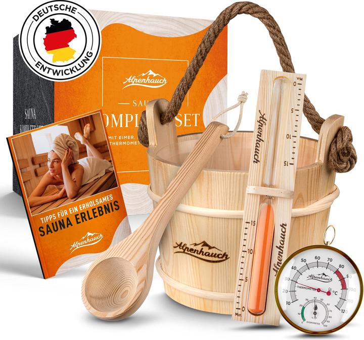 Alpenhauch Sauna Set