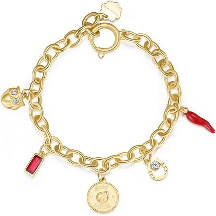 Brosway Gold-plated bracelet for luck with Chakra pendants BHKB118 (Edelstahl)