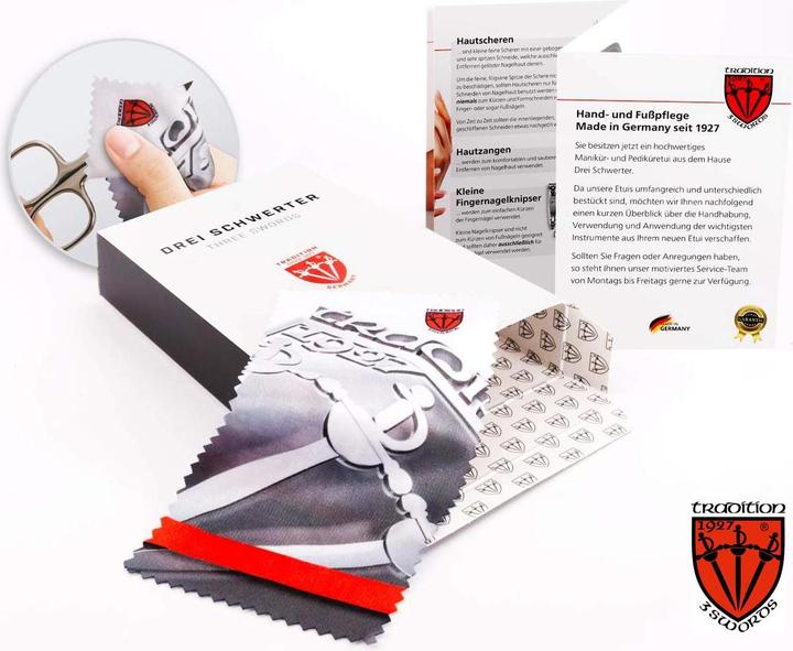 Produktbild Kellermann Maniküreset SCHWARZ / ECHT LEDER