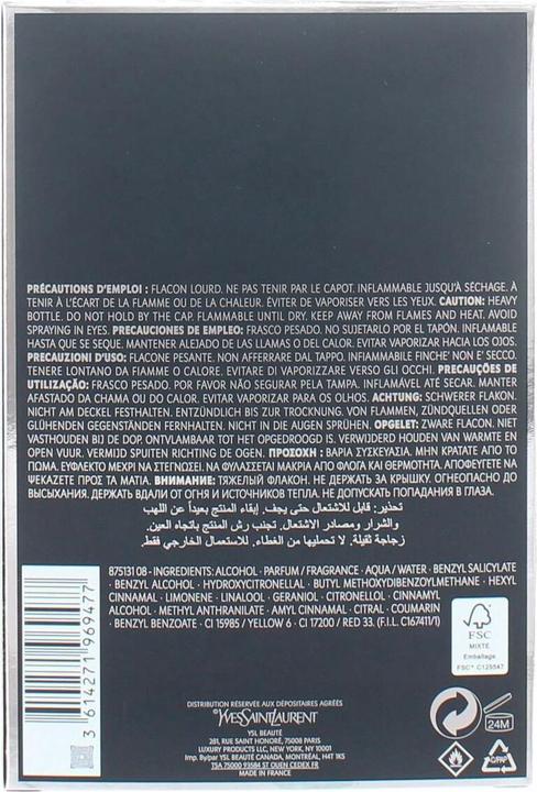 Actual product image Yves Saint Laurent Black Opium by Eau de Parfum Spray 150 ml (Eau de parfum, 150 ml)