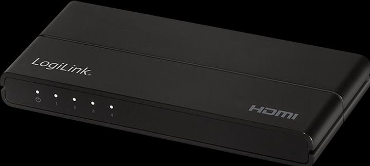 Actual product image LogiLink HD0037 HDMI Splitter 1x4-Port, 4K/60 Hz, HDCP, HDR, CEC, downscaler