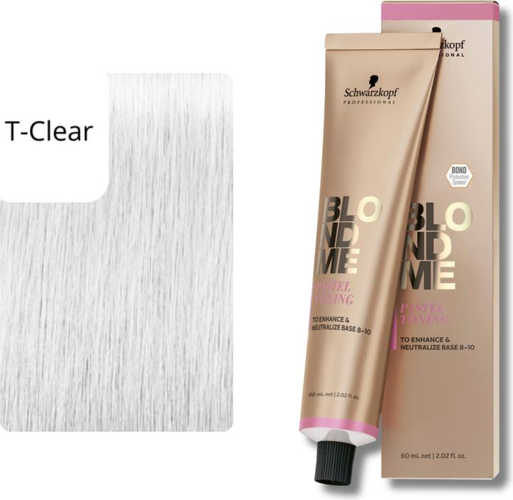 Image du produit Schwarzkopf Professional Schwarzkopf BLONDME Bond Coloration d'entretien pour les blondes - tonifier, éclaircir, illuminer (T-Clear)