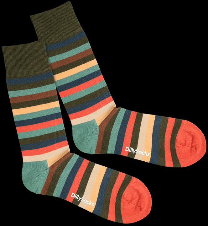 DillySocks Coral Blue (Einzelpack)