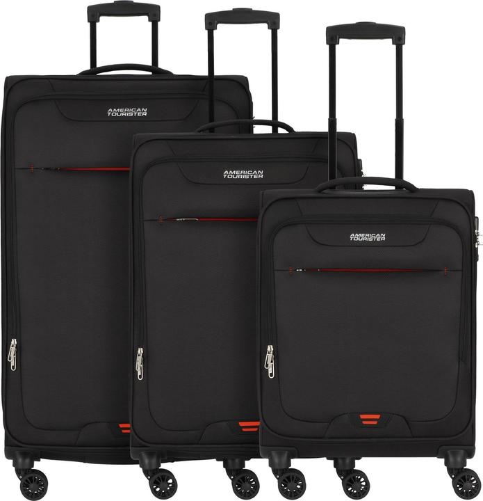 American Tourister Street Roll 4 Rollen Kofferset 3-teilig (215 l, XL (ab 115l))