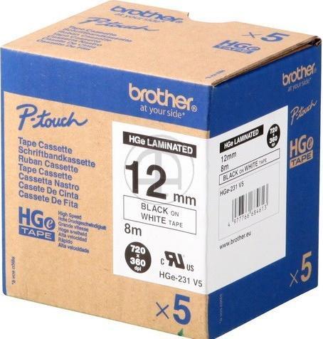 Actual product image Brother Hge-231 (1.20 cm, Black, White)