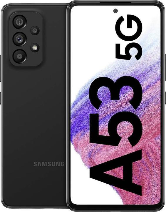 Actual product image Samsung Galaxy A53 5G Enterprise Edition (128 GB, Awesome Black, 6.50", Dual SIM, 5G)