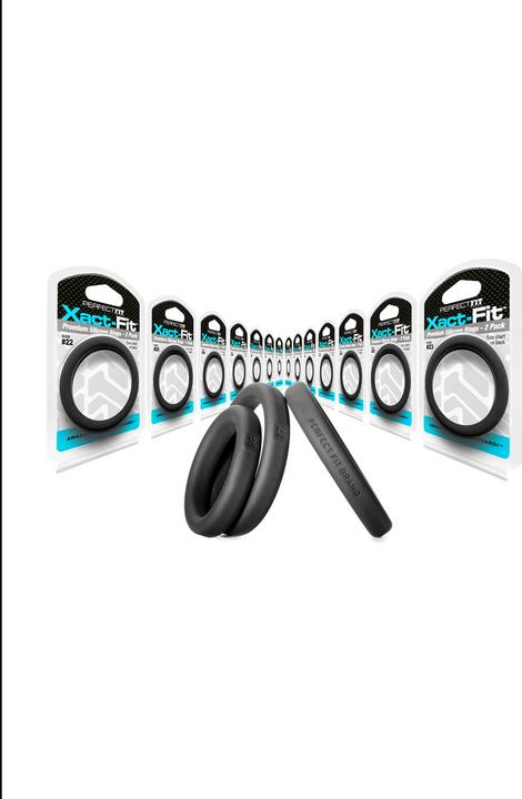 Produktbild PerfectFitBrand #19 Xact-Fit Cockring 2-Pack (4.80 cm)