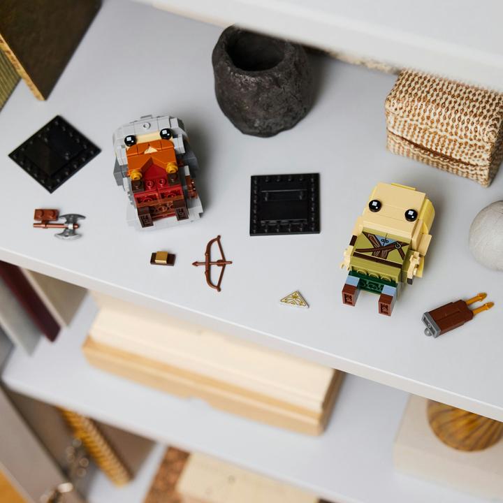 Produktbild LEGO Herr der Ringe Legolas und Gimli (40751, LEGO Brickheadz)