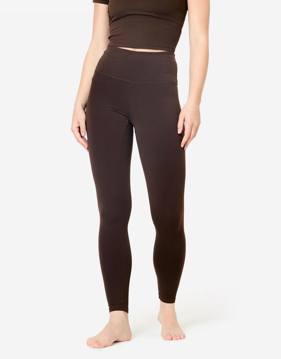 Produktbild Domyos Leggings Yoga Pilates weich dehnbar - Breathe braun (W26/L30)