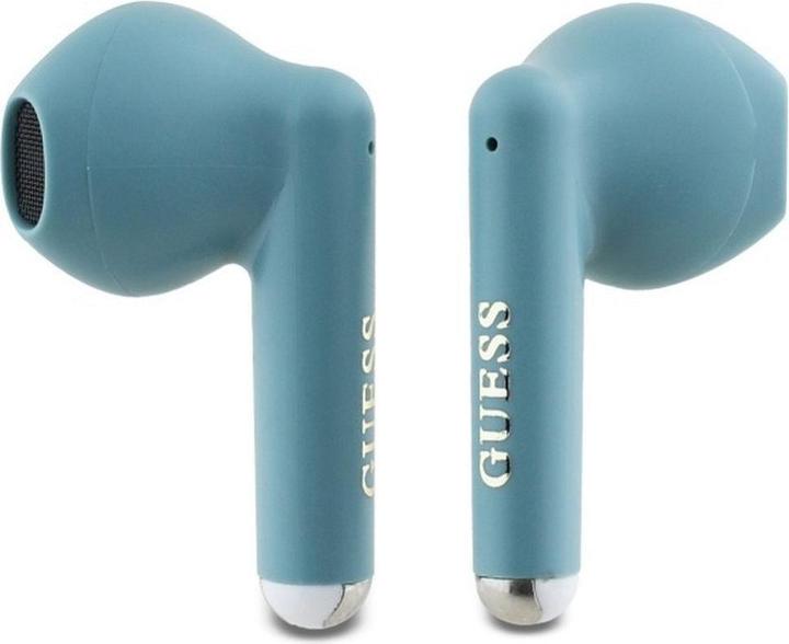Immagine prodotto Guess Cuffie Bluetooth GUTWSJ14ESGQ TWS + docking station turchese/turchese Printed Classic Lo (ANC, 26 h, Senza fili)