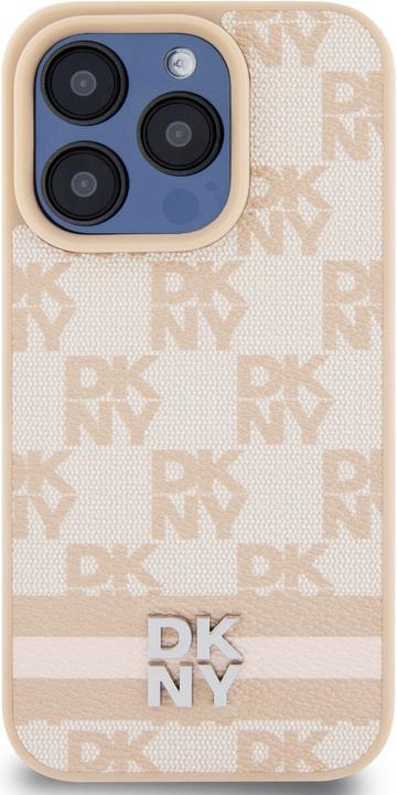 Produktbild DKNY Hülle Leinwand Monogramm Metall-Logo (Apple iPhone 15 Pro Max)