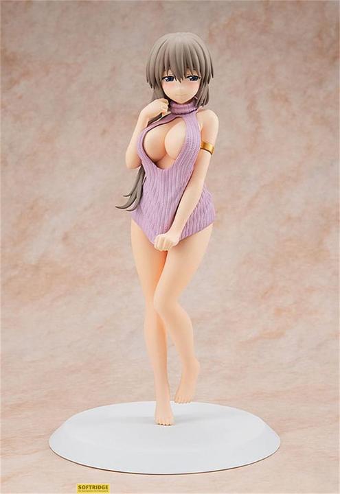 Actual product image Kadokawa Uzaki-chan Wants to Hang Out! statuette PVC 1/7 Tsuki Uzaki Sugoi Knitwear Ver. 20 cm