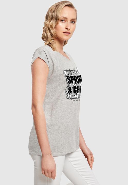 Actual product image Merchcode Ladies Spring And Chill Extended Shoulder Tee - 113645 (S)