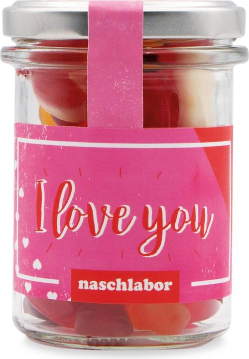 Actual product image Naschlabor Snack glass Love You (160 g)