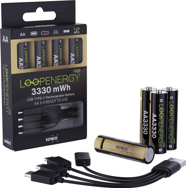 Verico LoopEnergy Pro (4 Stk., AA, 2220 mAh)