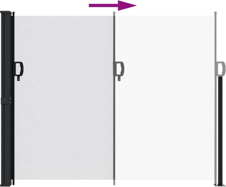 Produktbild VidaXL Seitenmarkise Ausziehbar (1.60 m)