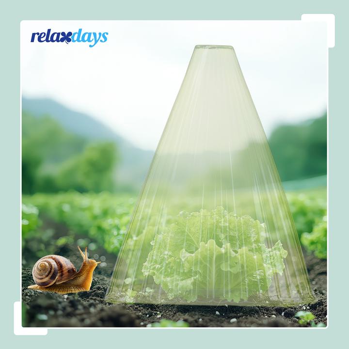 Actual product image Relaxdays Pflanzenhut Schnecken im Set