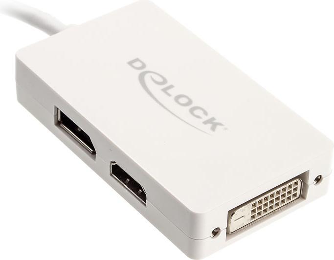 Actual product image Delock Mini DP zu (DP, DVI, HDMI, 10 cm)