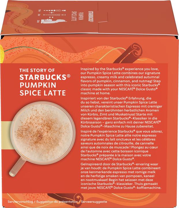 Starbucks Pumpkin Spice Latte by Nescafé Dolce Gusto (6 x Port.)