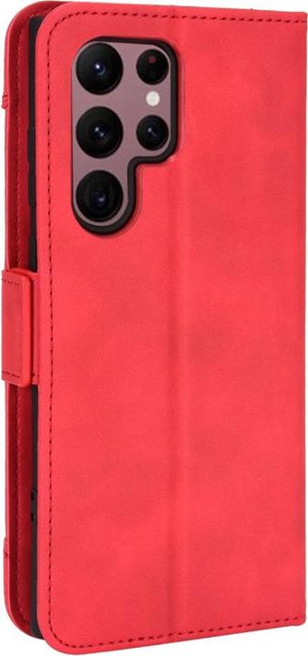 Image du produit Cover-Discount Galaxy S22 Ultra - Étui avec de nombreuses poches pour cartes rouges (Samsung Galaxy S22 Ultra)
