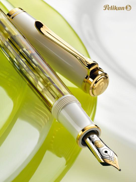 Image du produit Pelikan Füllhalter M400 (Or, Blanc, 1 x)