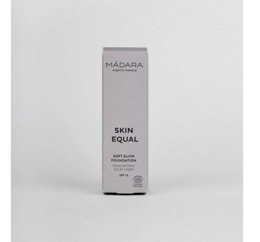 Actual product image Madara Organic Skincare Skin Equal Soft Glow Foundation SPF15 30ml Fudge (80 Fudge)