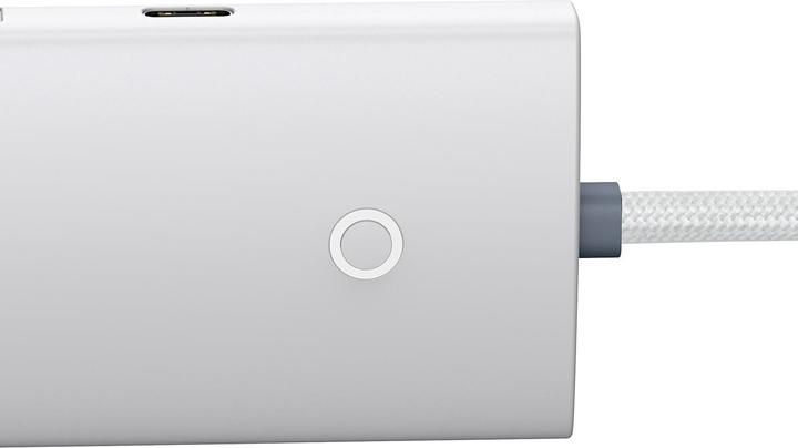Actual product image Baseus Lite Series 4-Port Type-C HUB Adapter (Type-C to USB 3.0*4 ) 2m White (USB-C, 80 Ports)