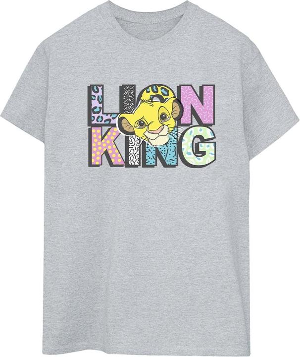 Disney The Lion King Pattern Logo TShirt (XL)