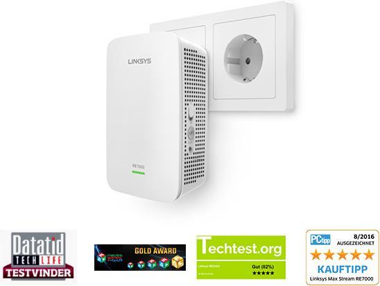 Image du produit Linksys Re7000 Max-Stream (1733 Mbit/s, 300 Mbit/s)