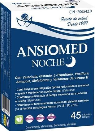 Bioserum Ansiomed Nuit Relaxation and Deep Sleep Aid 45 Capsules