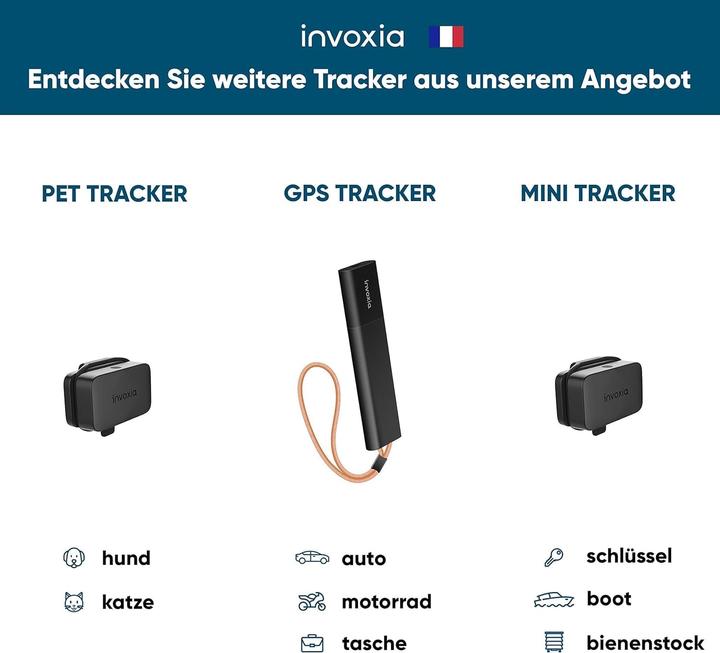 Productafbeelding Invoxia GPS Tracker Fiets (Appel, Android)