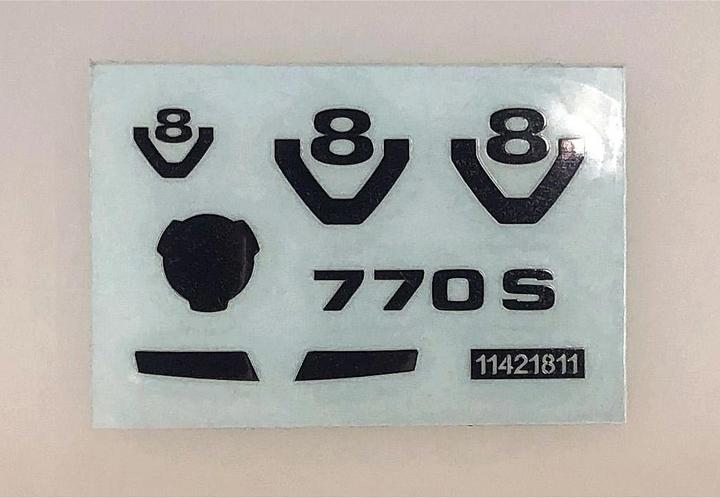 Image du produit Tamiya Transfert de métal autocollant Scania 770S